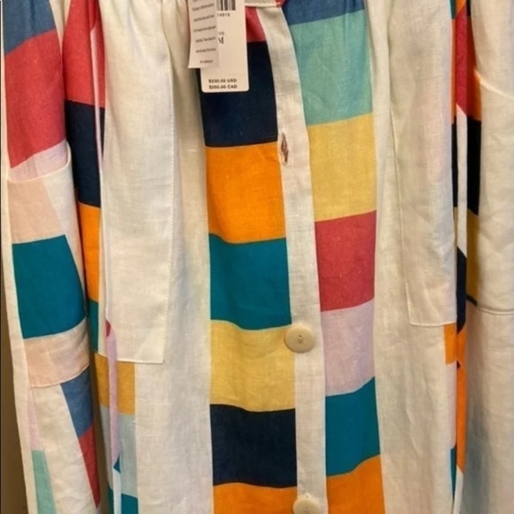 ANTHRO linen and lined skirt - Picture 2 of 6